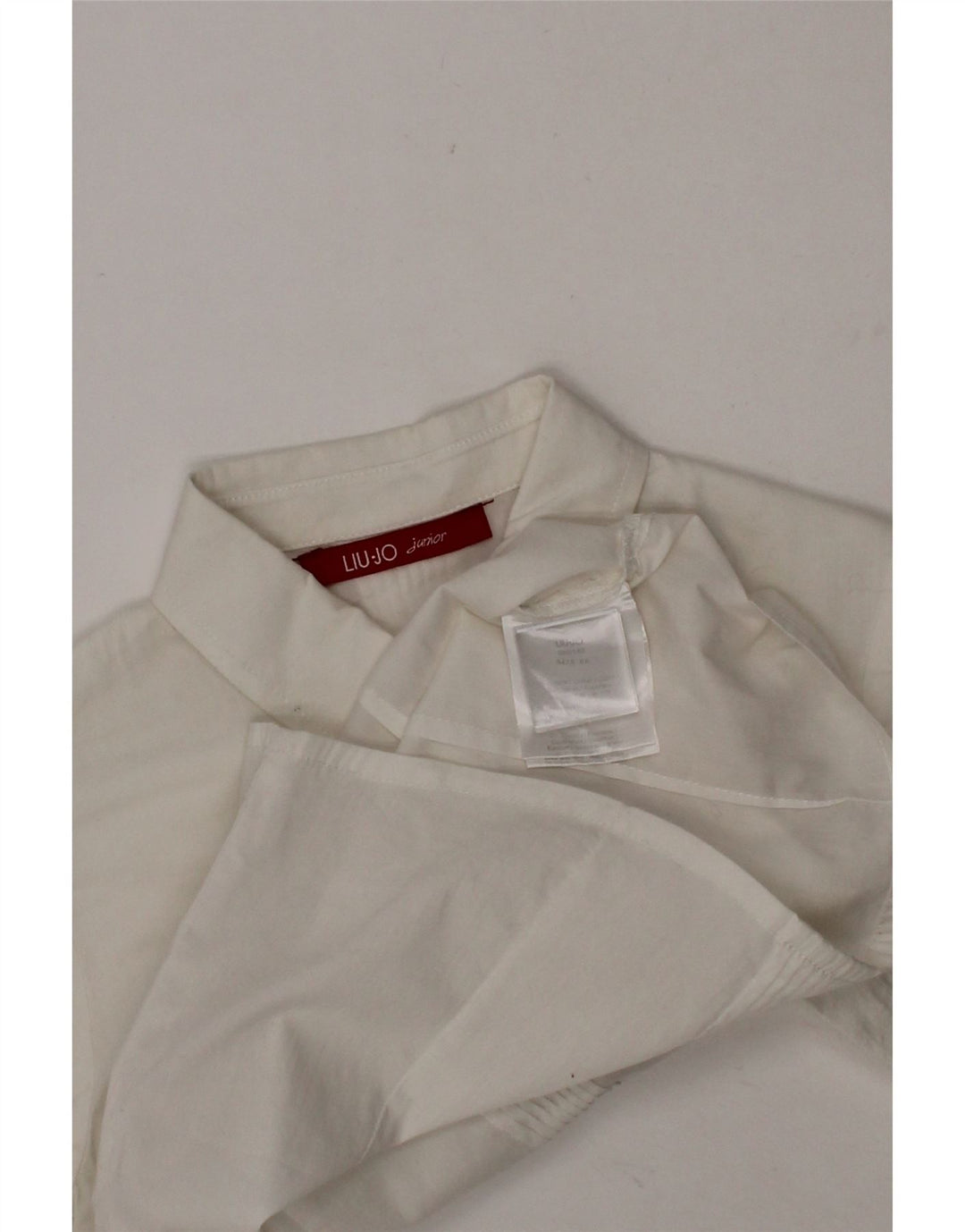 LIU JO JUNIOR Girls Shirt 7-8 Years White Cotton Vintage Liu Jo junior and Second-Hand Liu Jo junior from Messina Hembry 