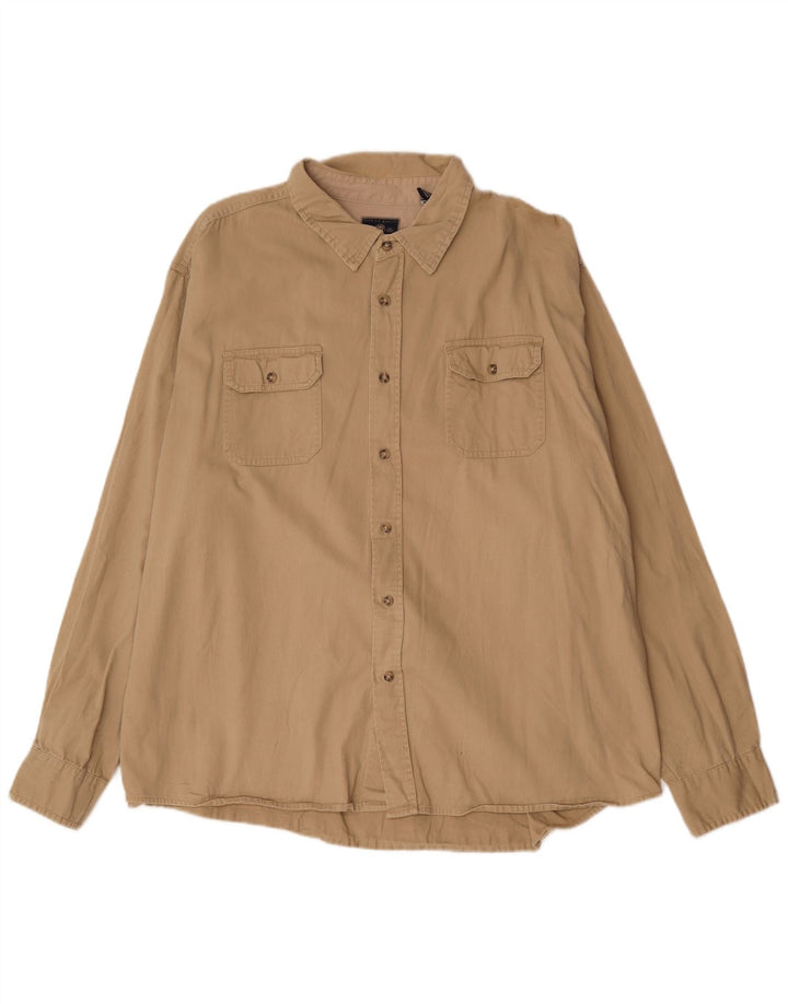 Camicia da uomo Wrangler 3XL cotone beige