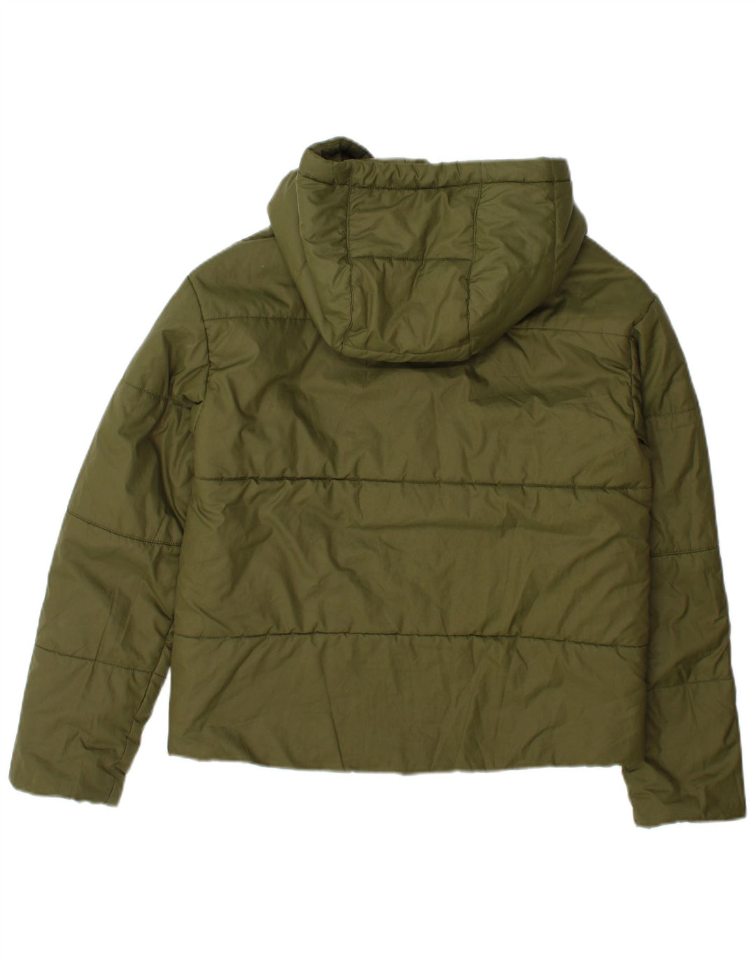 Giacca reversibile imbottita da donna Nike UK 12 poliestere verde medio