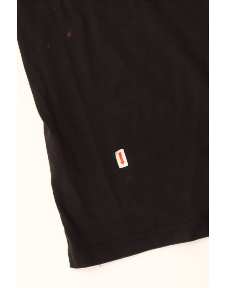 VANS Mens Classic Fit Graphic T-Shirt Top Medium Black Cotton