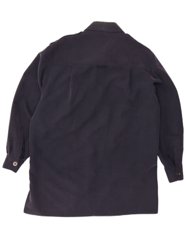 Soprabito da donna Jaeger UK 14 medio blu navy modal