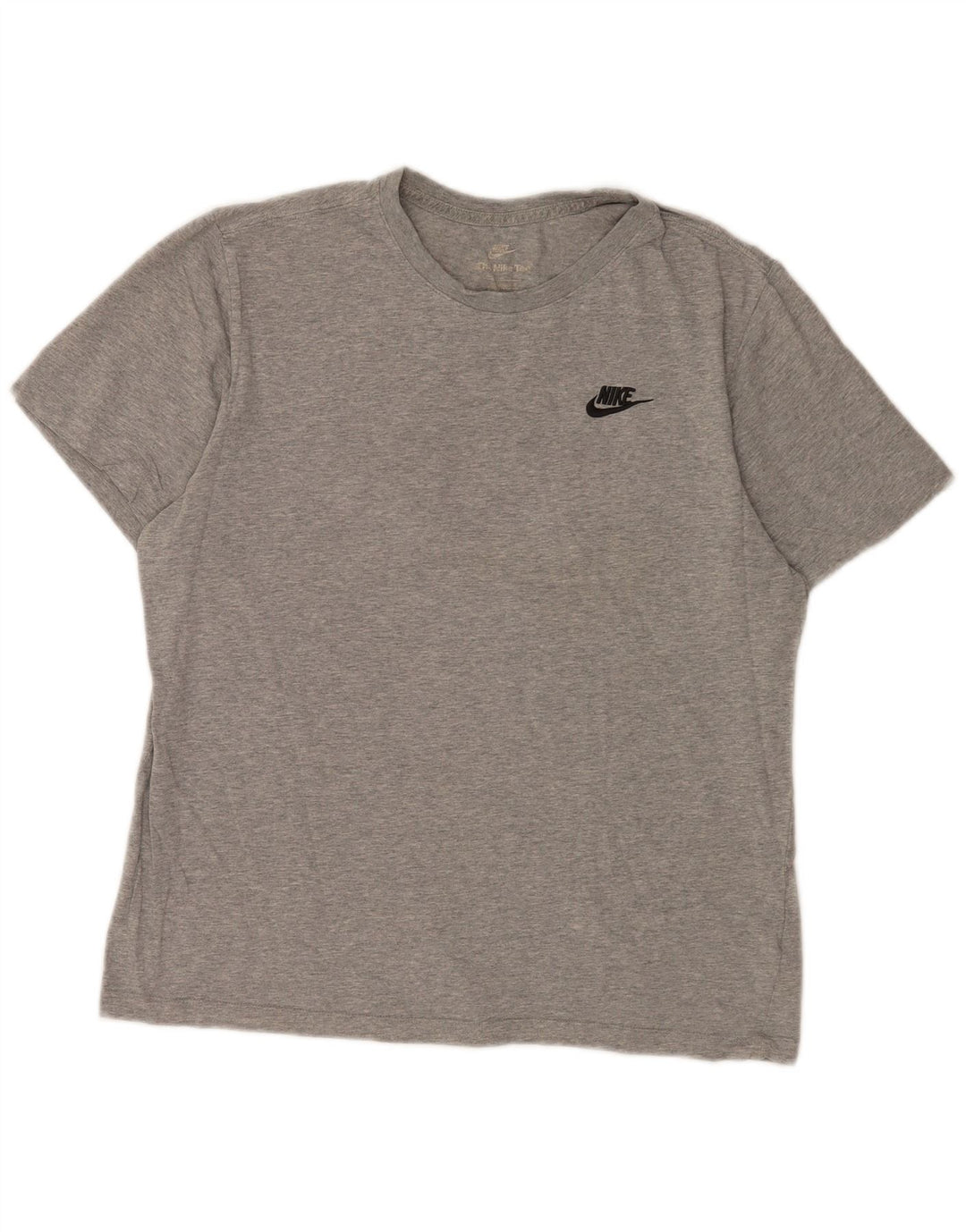 T-shirt Nike da uomo in cotone mélange grigio medio