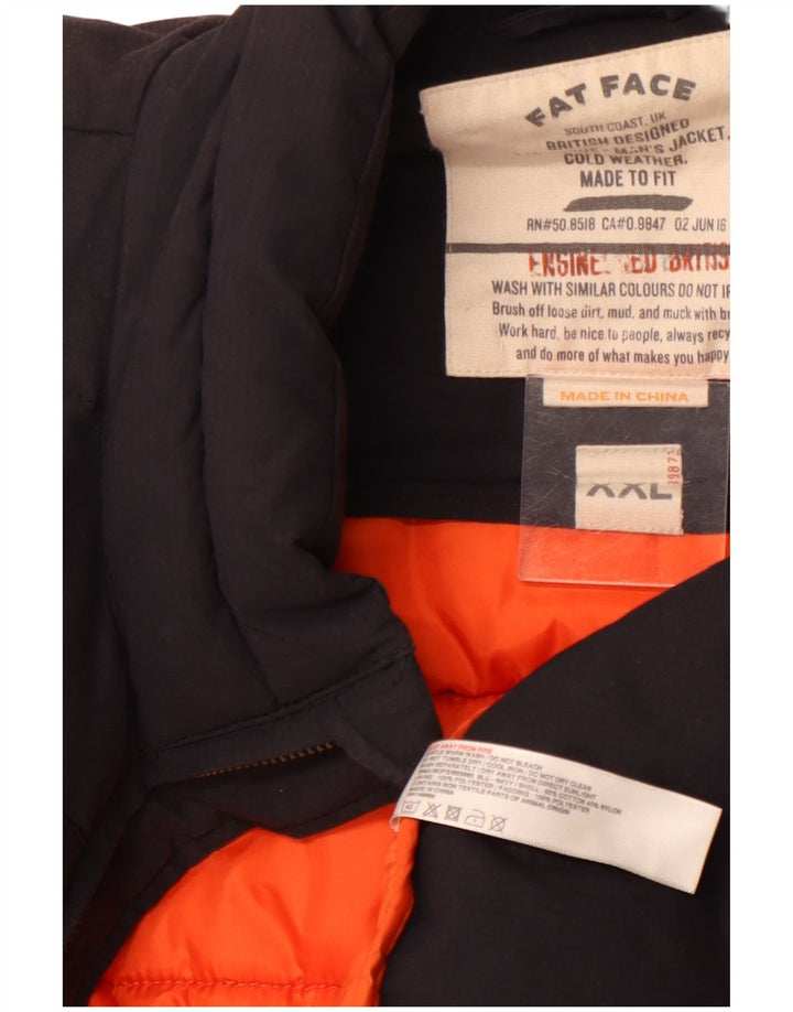 Giacca imbottita da uomo FAT FACE UK 44 2XL Cotone nero