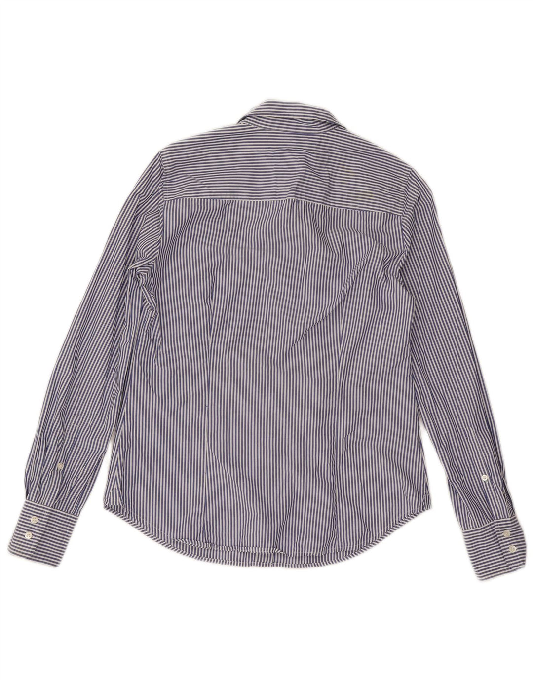 Camicia J. Crew da donna Perfect Fit US 6 cotone gessato blu medio