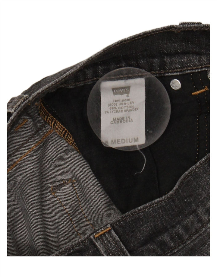 LEVI'S Womens Straight Jeans US 5 Medium W28 L31 Grey Cotton Vintage Levi's and Second-Hand Levi's from Messina Hembry 