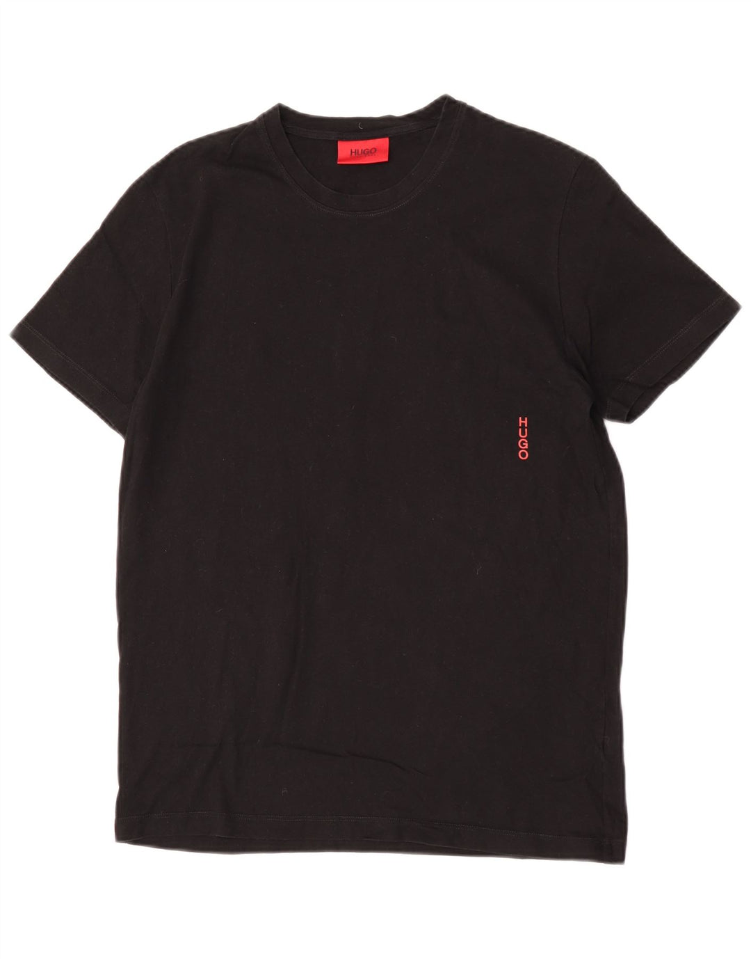 T-shirt da uomo Hugo Boss Top piccola in cotone nero