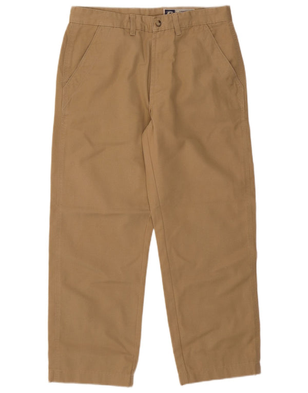 Pantaloni chino dritti da uomo Carrera IT 48 medio W33 L26 cotone beige
