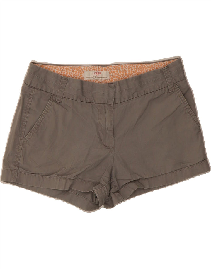J. CREW Womens Broken In Chino Shorts US 4 Small W30  Grey Cotton Vintage J. Crew and Second-Hand J. Crew from Messina Hembry 