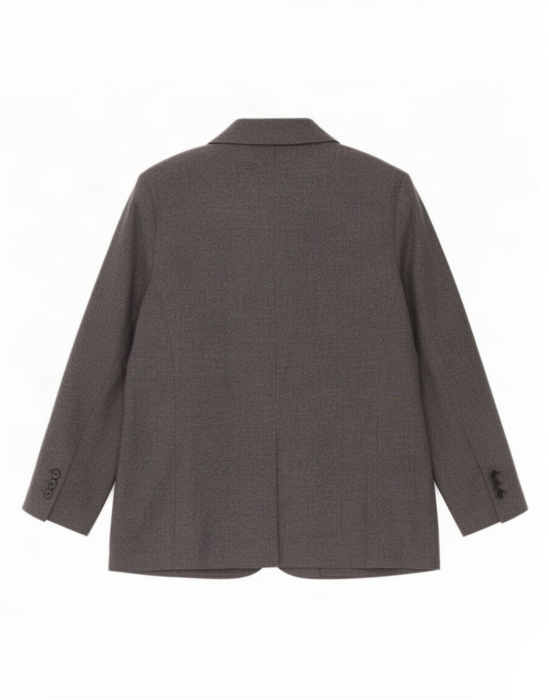 Giacca blazer a 4 bottoni da donna Eastex UK 16 grande lana grigia