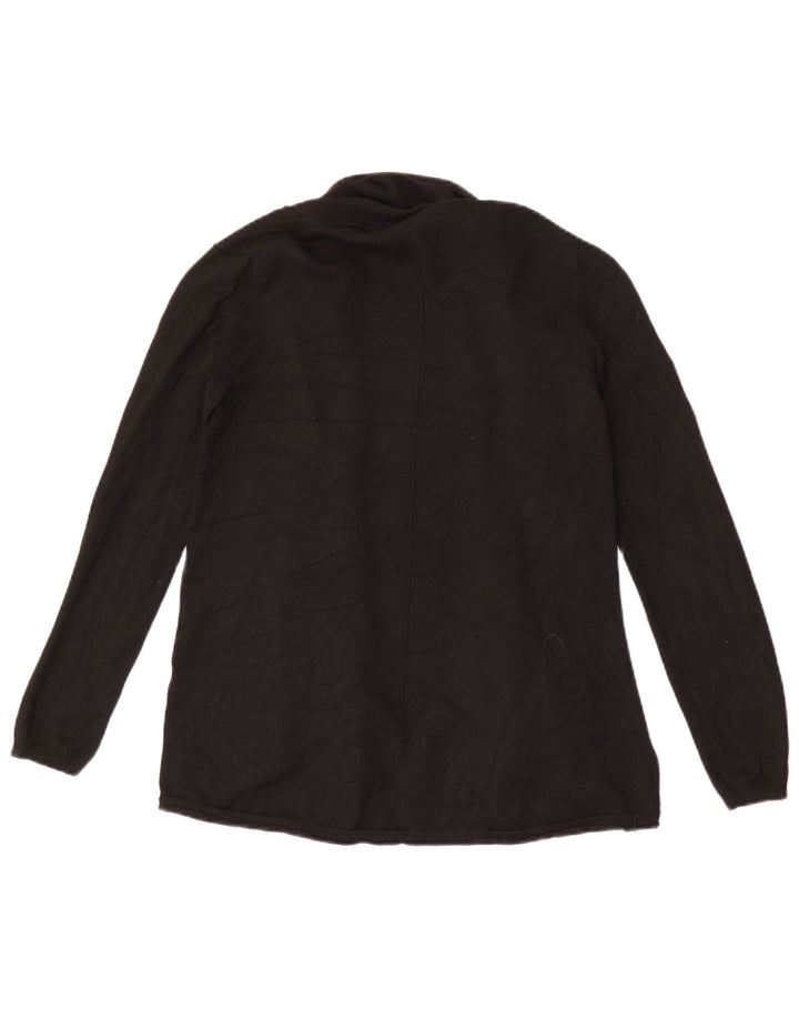 Maglione cardigan aperto da donna Zara UK 14 grande nero