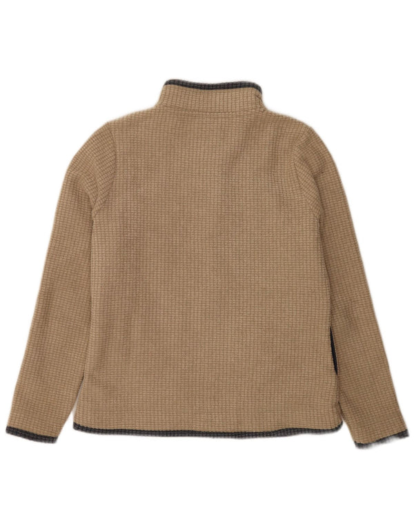 Giacca in pile da donna Weird Fish UK 12 Poliestere beige medio