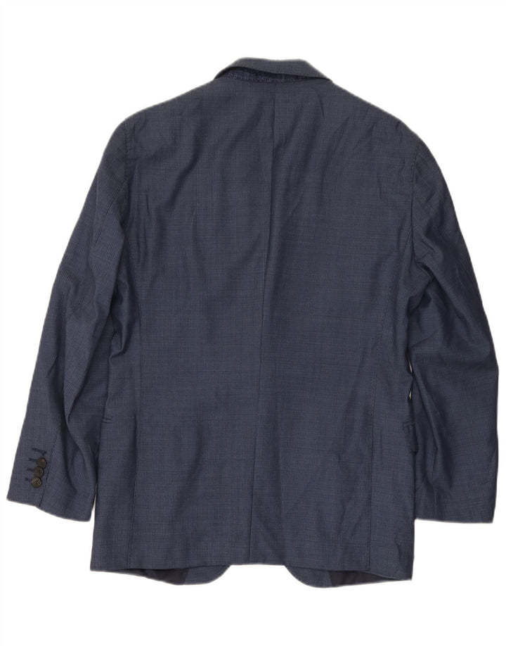 Giacca blazer da uomo a 2 bottoni Hugo Boss EU 48 media lana blu navy
