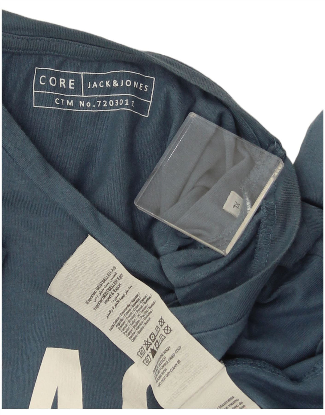 JACK & JONES T-shirt grafica da uomo XL XL in cotone blu