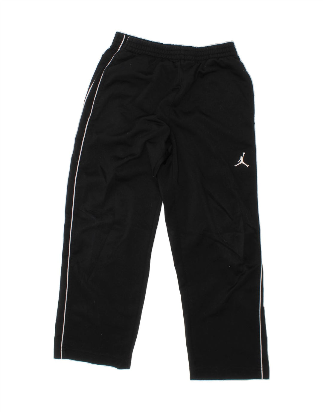 JORDAN Boys Tracksuit Trousers 6-7 Years  Black Polyester Vintage Jordan and Second-Hand Jordan from Messina Hembry 