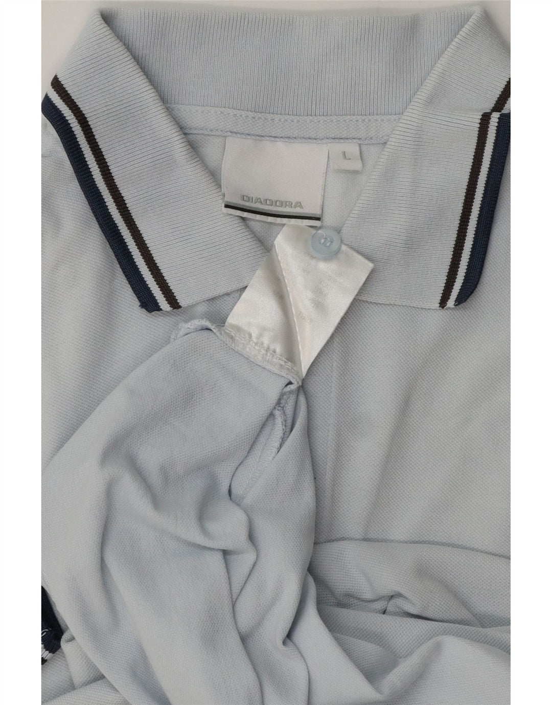 Polo Diadora Uomo Large Blu Cotone