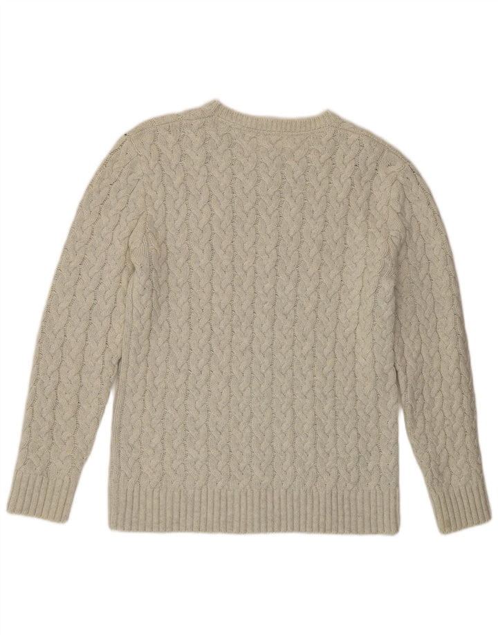 Maglione maglione girocollo da uomo vestibilità regolare Tommy Hilfiger bianco medio