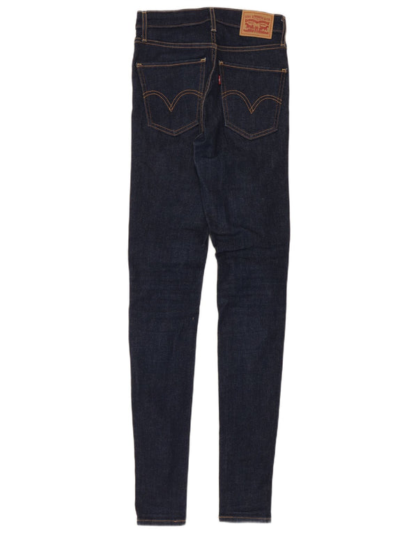 Jeans Levi's Mile High Super Skinny da donna W25 L32 Blu Navy