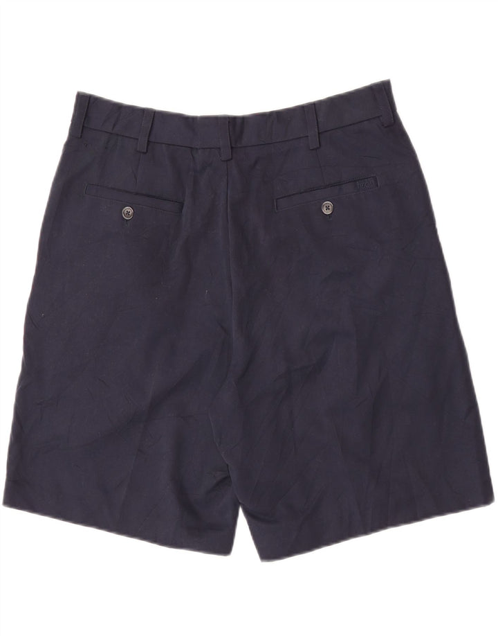 Pantaloncini chino da uomo Izod W34 Large blu navy in poliestere