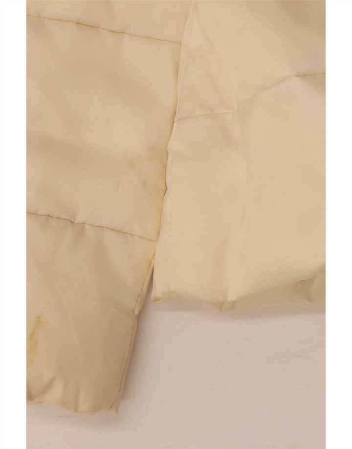 Piumino Donna Elisabetta Franchi IT 42 Medio Off White Nylon