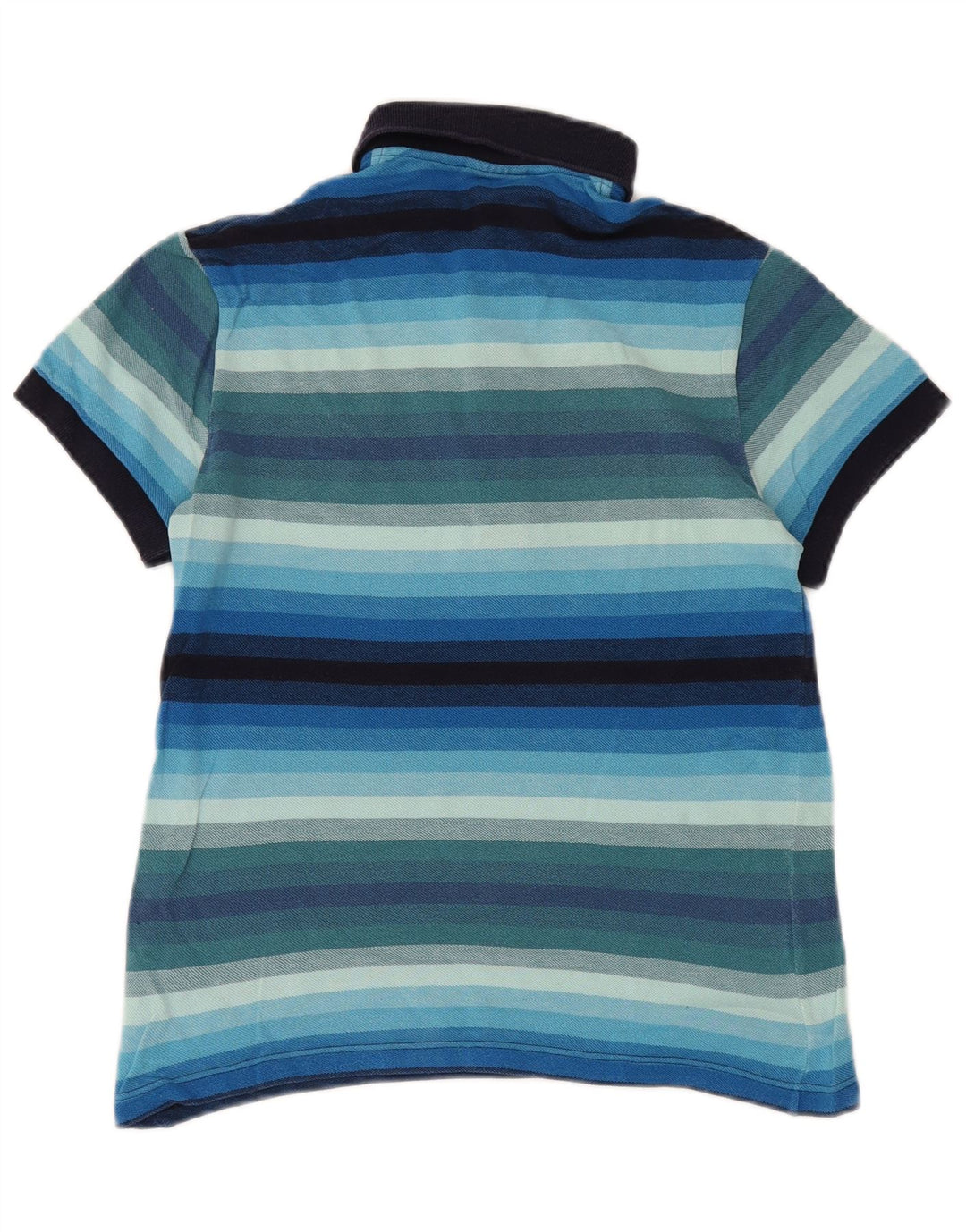 Polo da uomo Lacoste taglia 3 piccola in cotone a righe blu