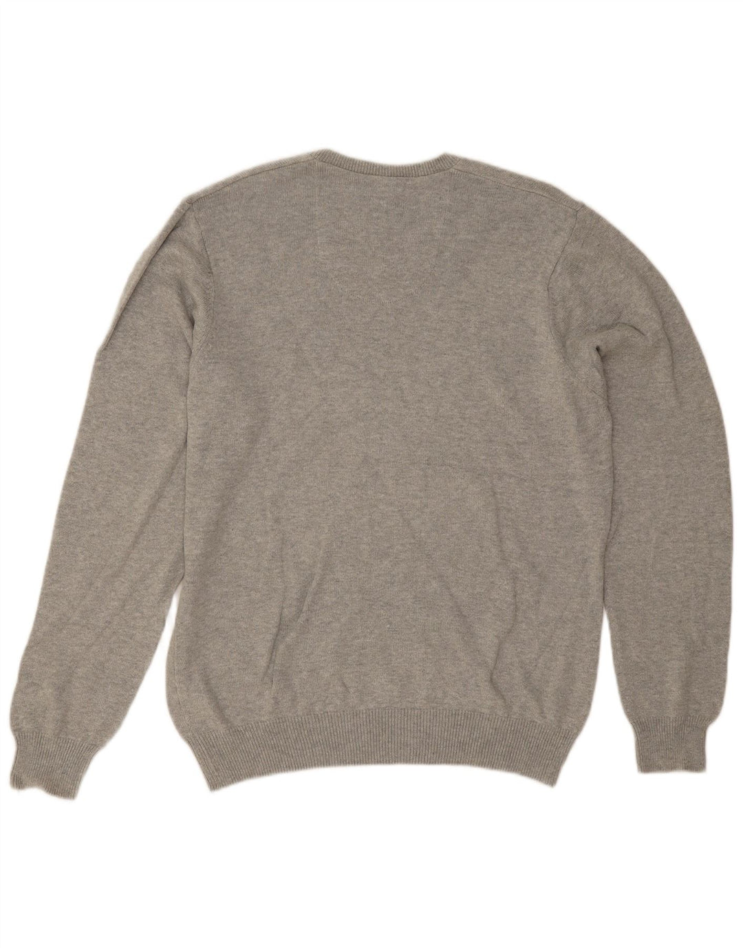 Maglione da uomo Marks & Spencer Blue Harbour con scollo a V grigio medio screziato