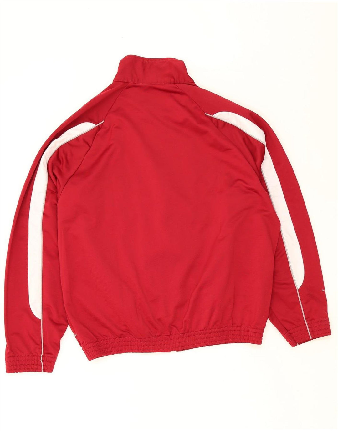 ERREA Mens Graphic Tracksuit Top Jacket Large Red Colourblock Polyester Vintage Errea and Second-Hand Errea from Messina Hembry 