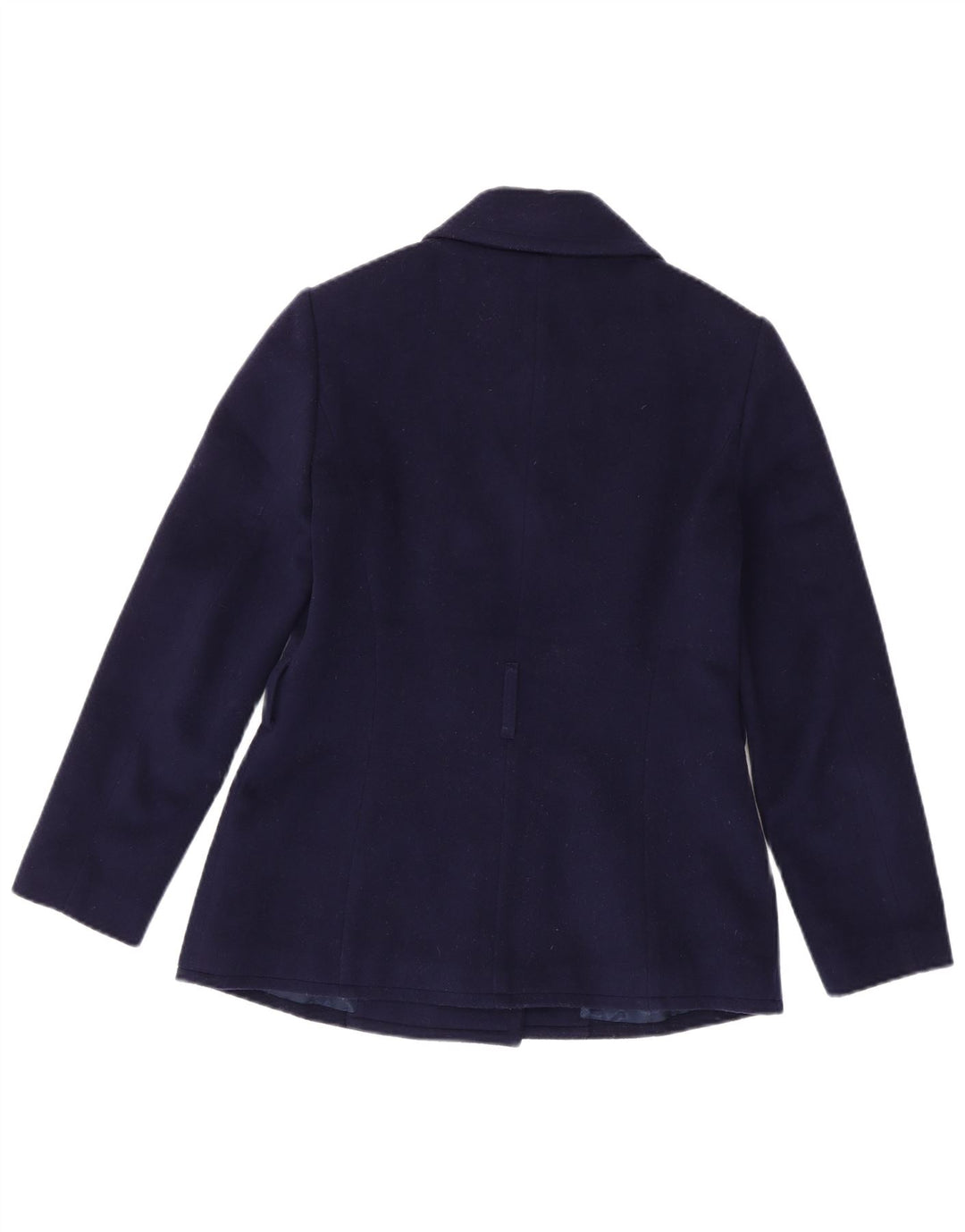 Cappotto da marinaio da donna Brooks Brothers US 2 XS in lana blu navy