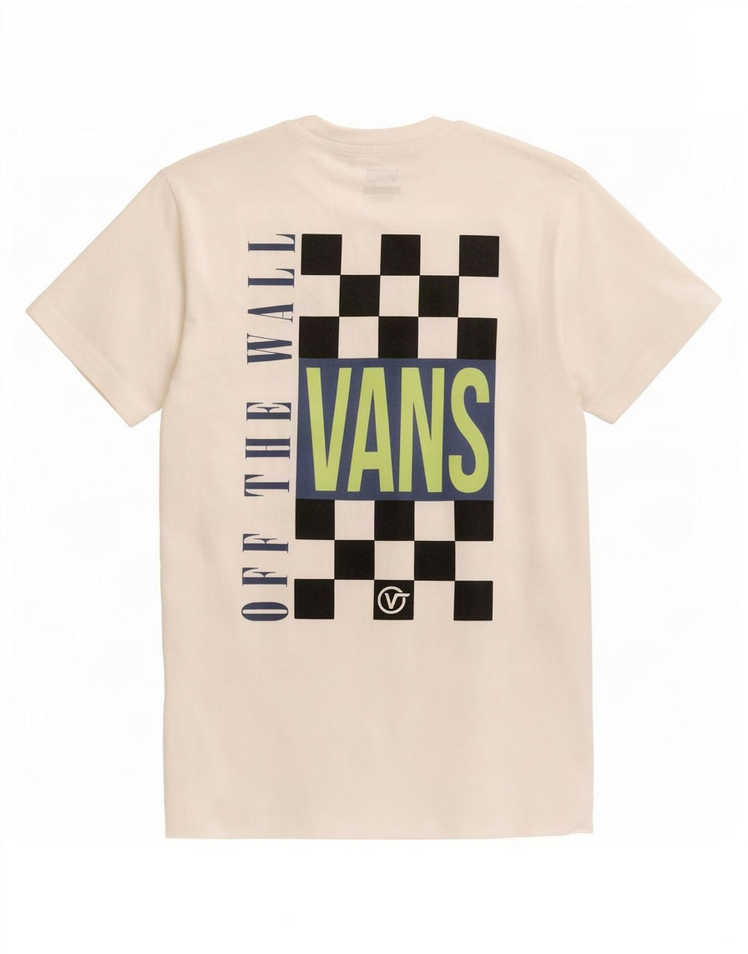 T-shirt grafica da uomo Vans Top piccola in cotone bianco
