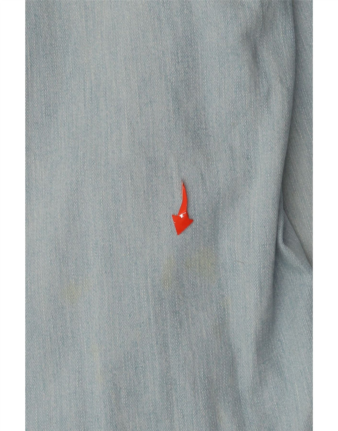 Camicia di jeans da uomo uniforme XL in cotone blu