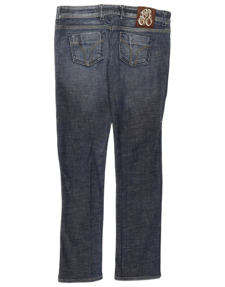 MISS SIXTY Jeans slim a vita bassa da donna W28 L29 cotone blu