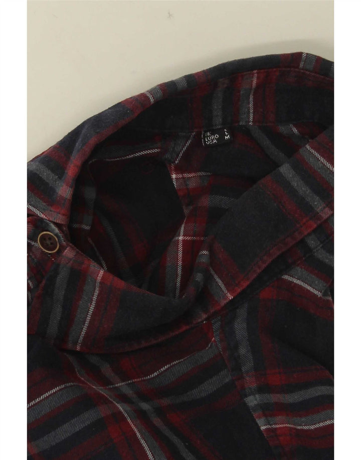 Camicia Barbour da uomo in flanella slim fit, cotone a quadri blu navy di grandi dimensioni