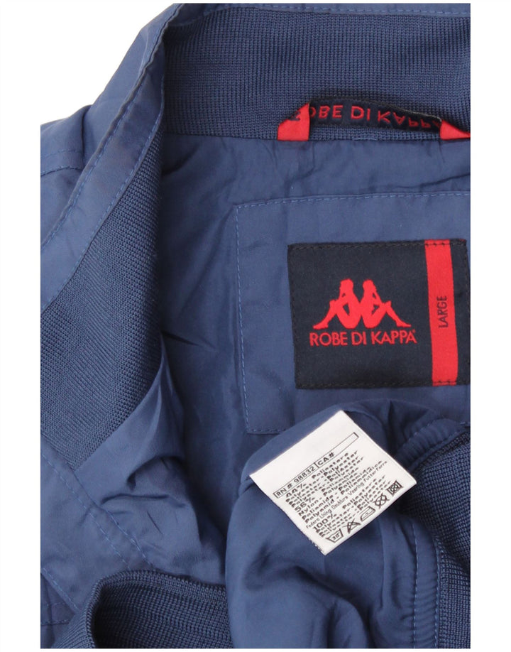 Giubbotto bomber Kappa da uomo Italia UK 40 Large blu navy in poliestere
