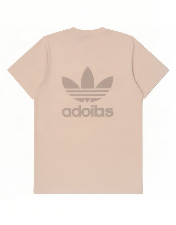 T-shirt grafica da uomo Adidas Top grande in cotone bianco