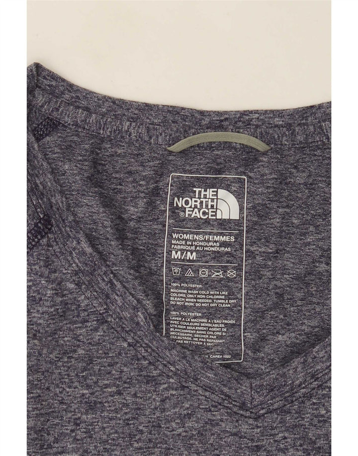 T-shirt da donna The North Face Top UK 12 Poliestere chiazzato medio blu navy