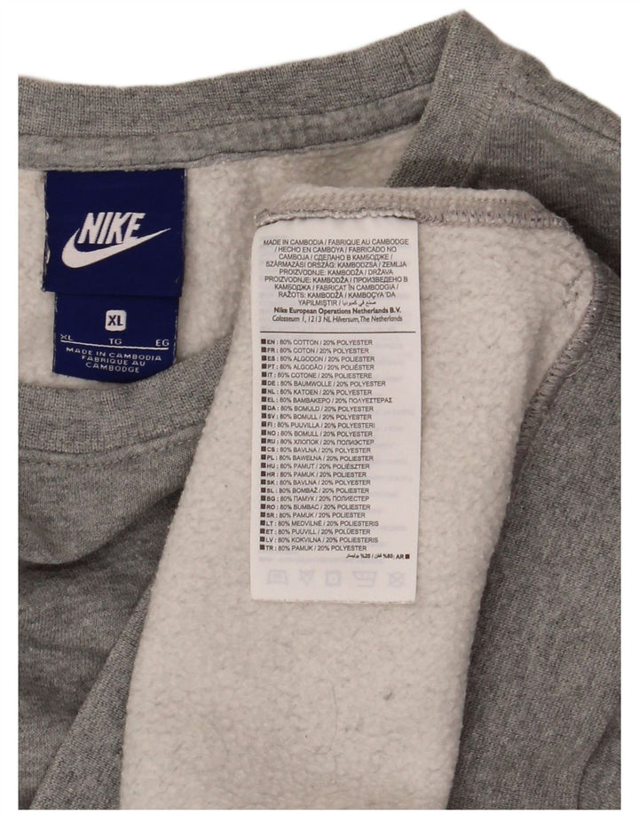 Felpa Nike Uomo Maglione XL Grigio Poliestere