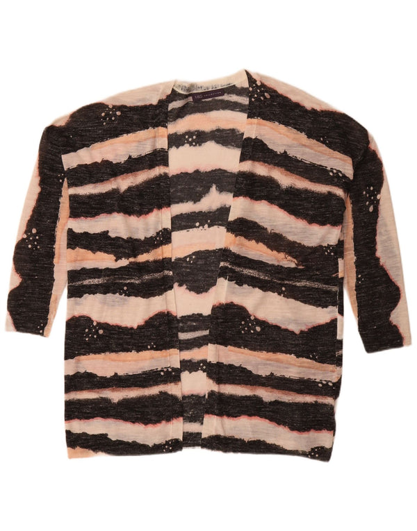 Maglione cardigan con maniche a 3/4 da donna Marks & Spencer UK 14 medio nero