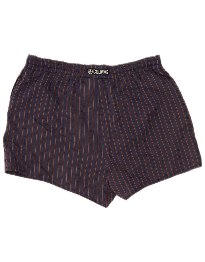 Pantaloncini da bagno da uomo COLMAR IT 52 Large Blu Navy a righe