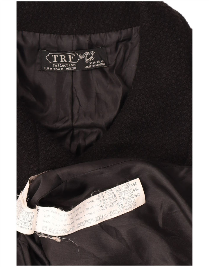 Soprabito Zara da donna UK 12 medio nero acrilico