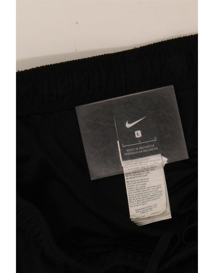 NIKE Mens Sport Shorts Large Black Polyester