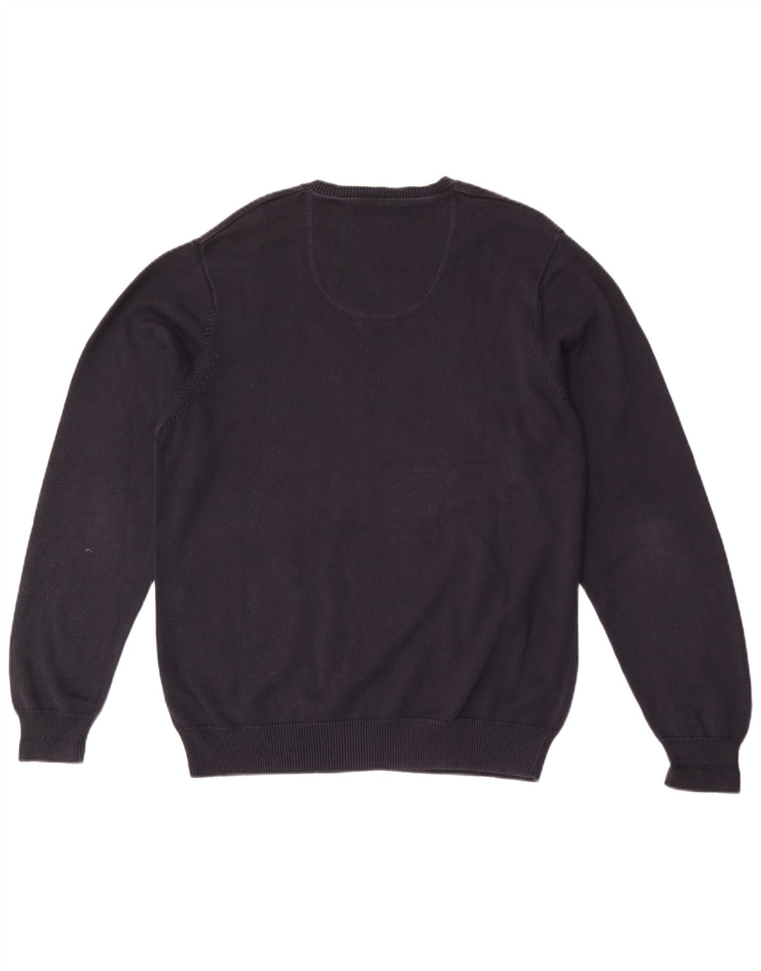 Maglione da uomo Marks & Spencer Blue Harbour con scollo a V grande blu navy