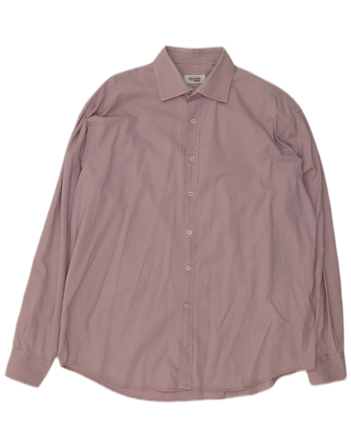 Camicia da uomo Missoni taglia 42 grande cotone viola
