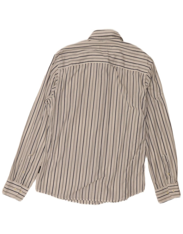 Camicia Uomo Sergio Tacchini Cotone Righe Grandi Bianche