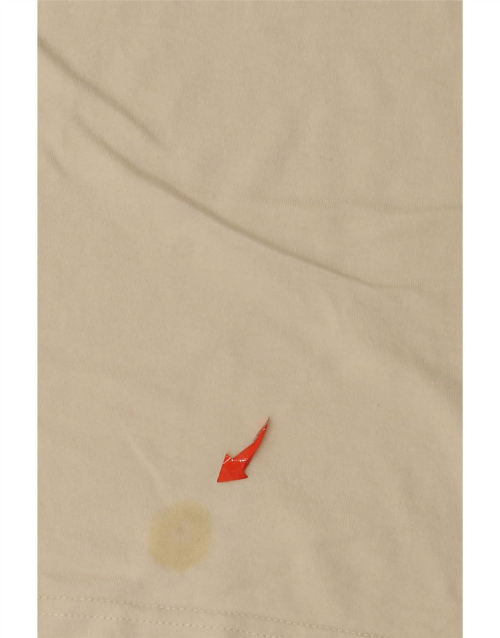 T-shirt grafica da uomo Wrangler Top grande in cotone bianco sporco