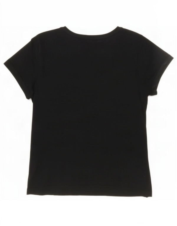 Maglietta grafica da donna Calvin Klein Jeans Top UK 12 cotone medio blu navy