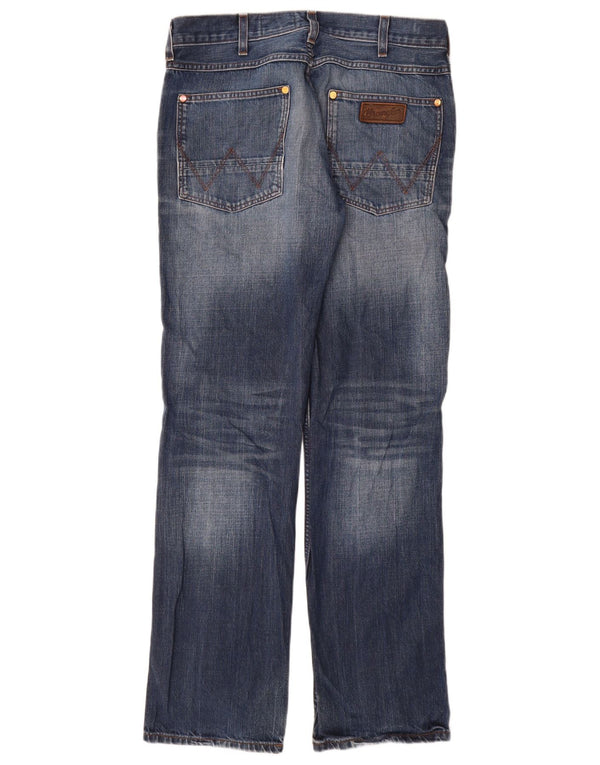 Jeans dritti da uomo Wrangler Ace W32 L34 cotone blu navy