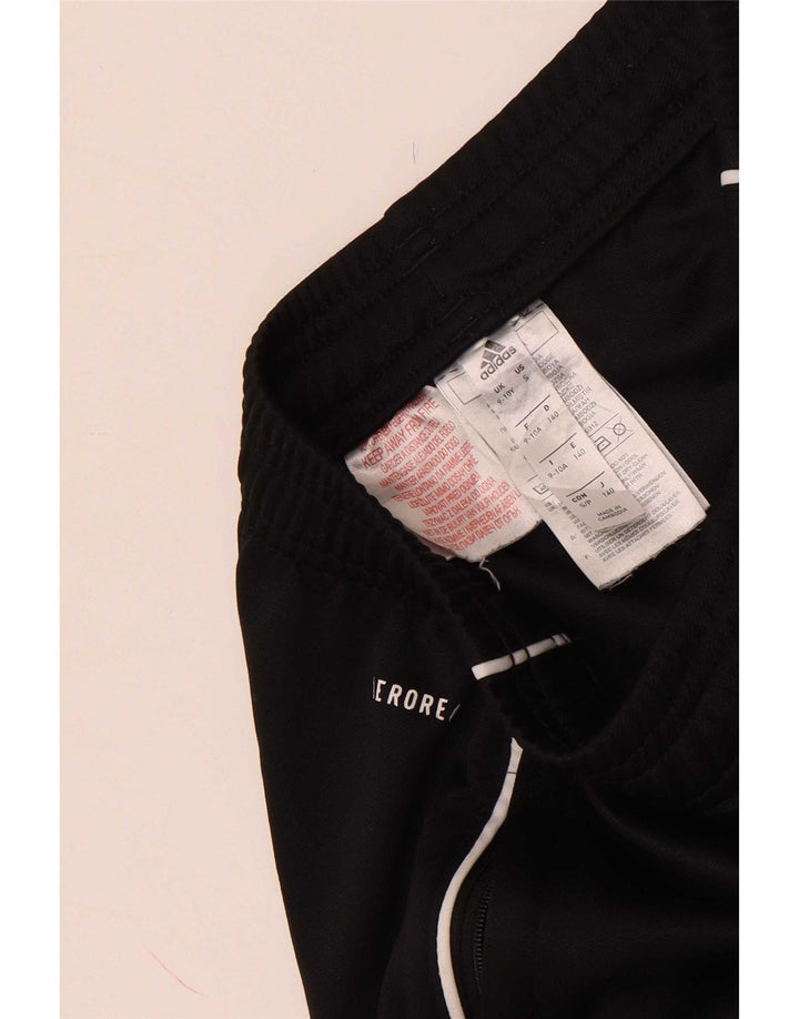 Pantaloni della tuta Adidas Aeroready da ragazzo 9-10 anni in poliestere nero