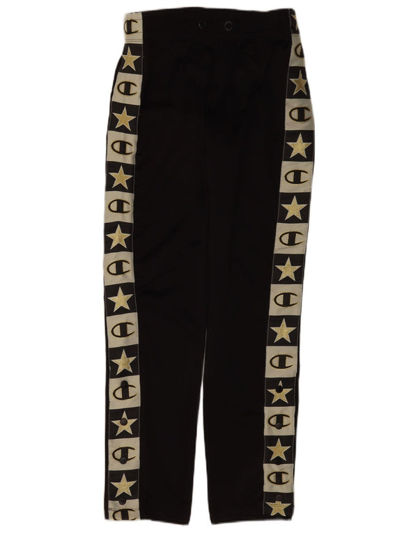 Pantaloni da tuta con grafica da donna Champion UK 10 Small Black Colourblock