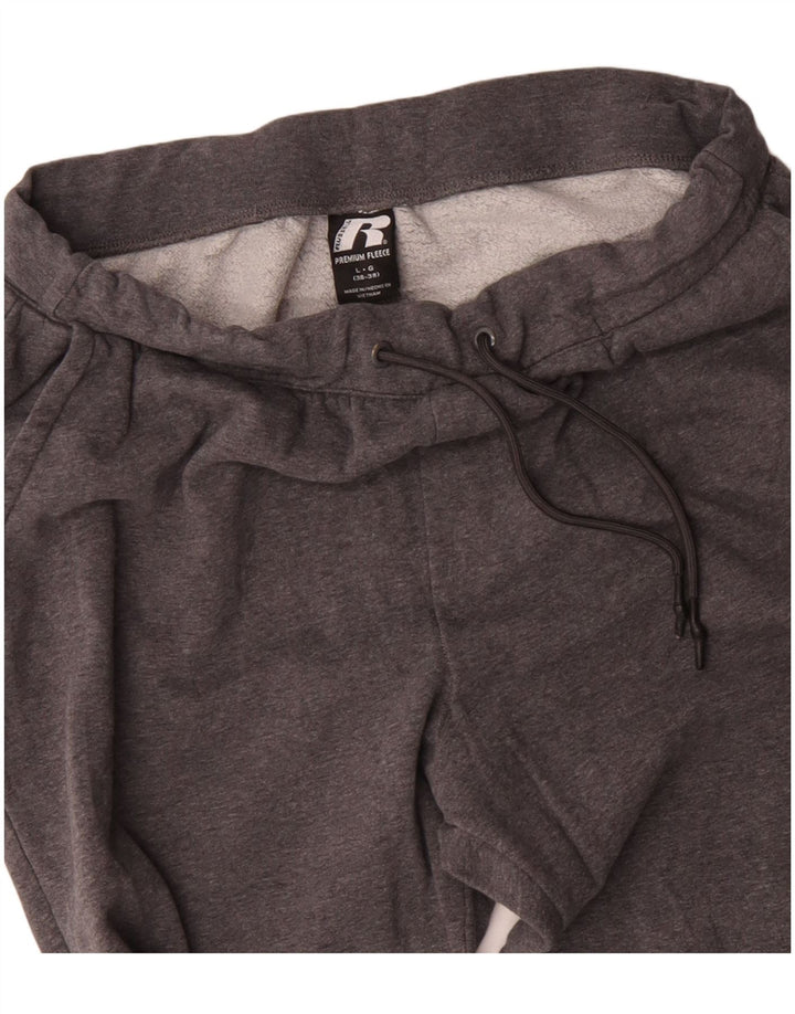 Pantaloni da tuta da uomo RUSSELL ATHLETIC grandi in cotone grigio