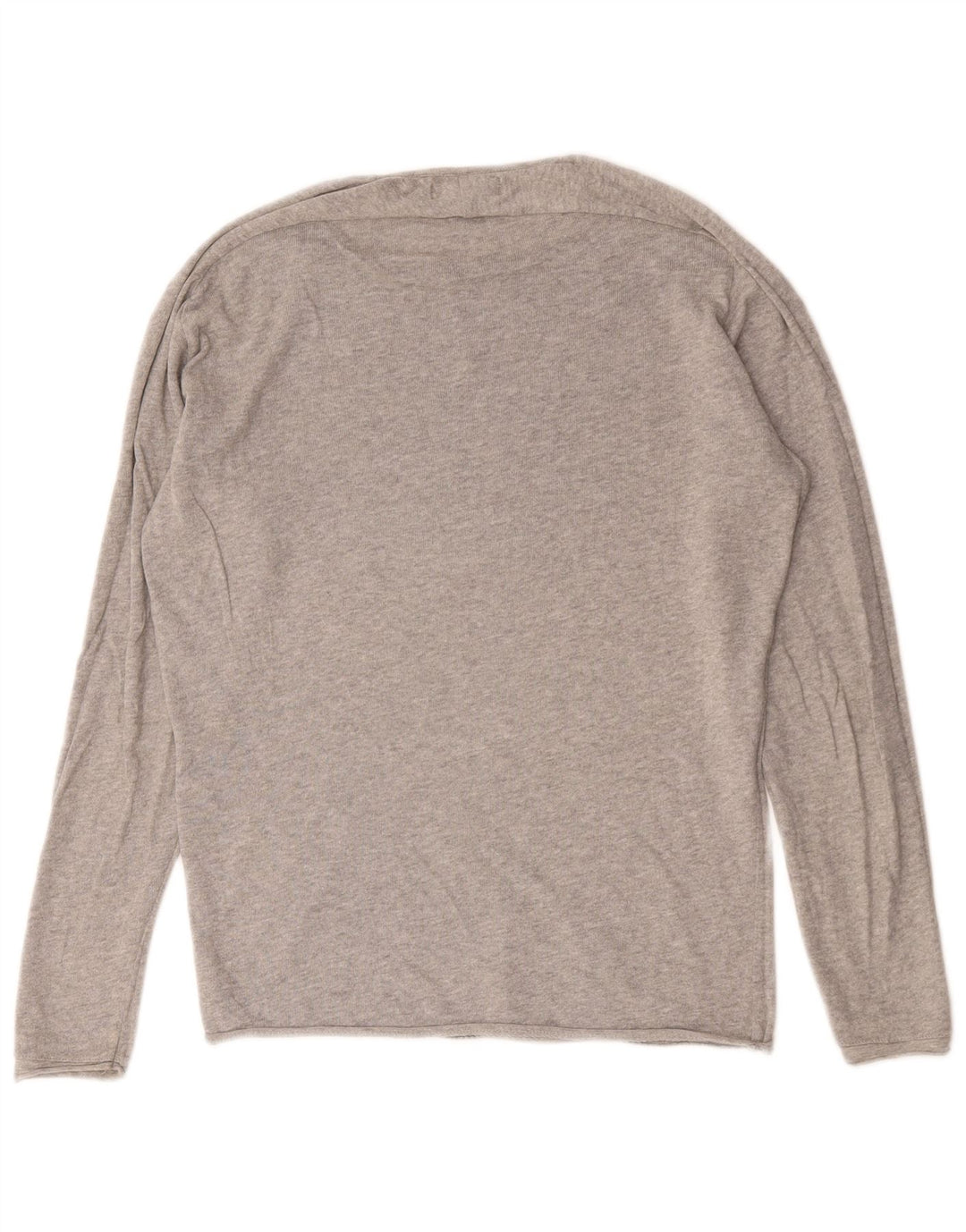 Maglione Zara da uomo con scollo a barca piccolo grigio screziato