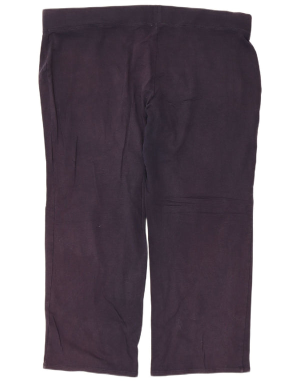 Leggings Capri da donna Marks & Spencer UK 24 4XL cotone blu navy